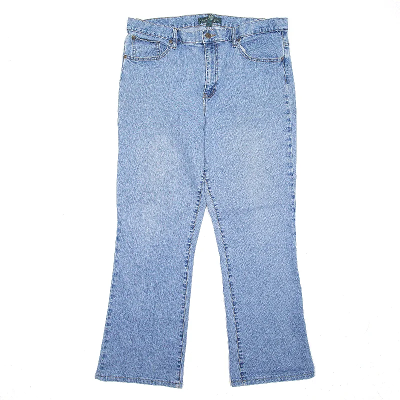 LAUREN RALPH LAUREN Jeans Blue Denim Regular Bootcut Womens W36 L28