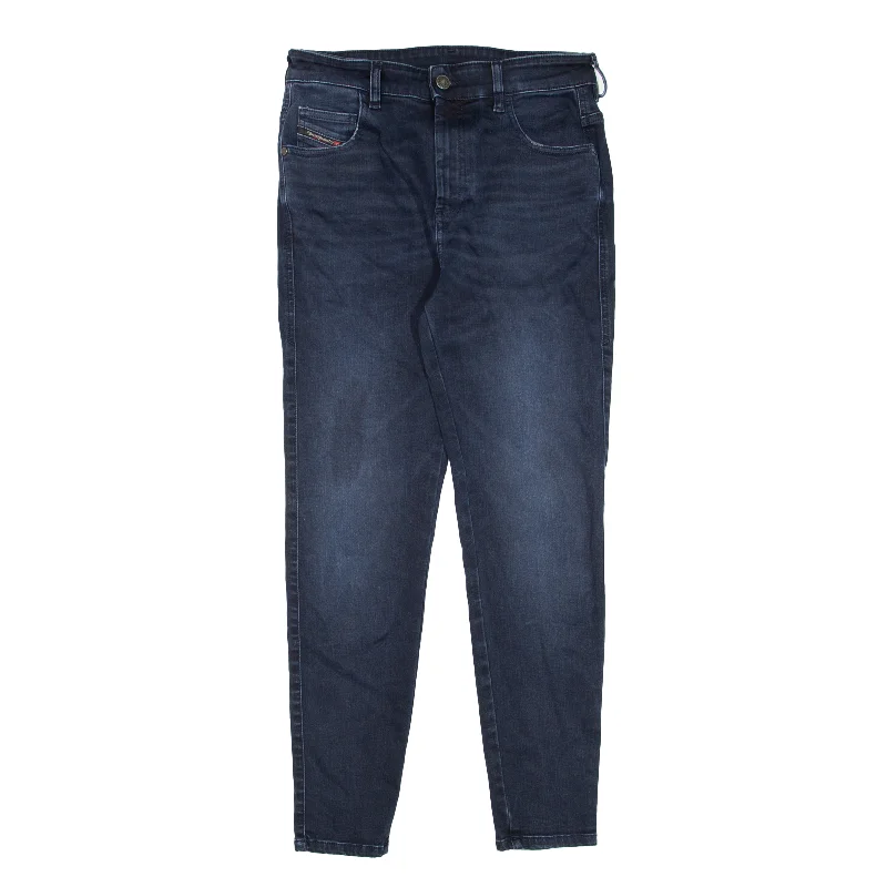 DIESEL Slandy-High Jeans Black Denim Slim Skinny Womens W29 L26