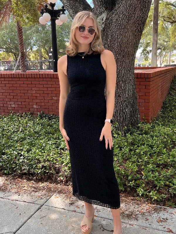 BLAINE MAXI DRESS IN BLACK Elegant maxi dresses
