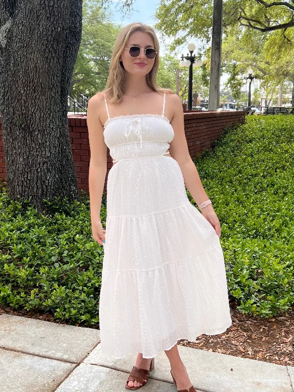 DANIELLE MAXI DRESS IN WHITE Sexy maxi dresses