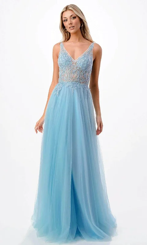 Aspeed Design P2108 - Illusion Embroidered Prom Dress High-end unclassified dresses