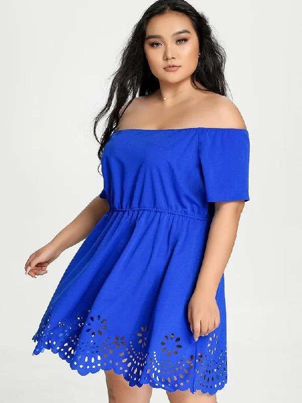 Off Shoulder Cut Out Dress