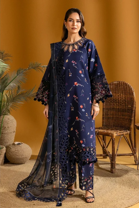 Blue Pakistani Printed Lawn Suit