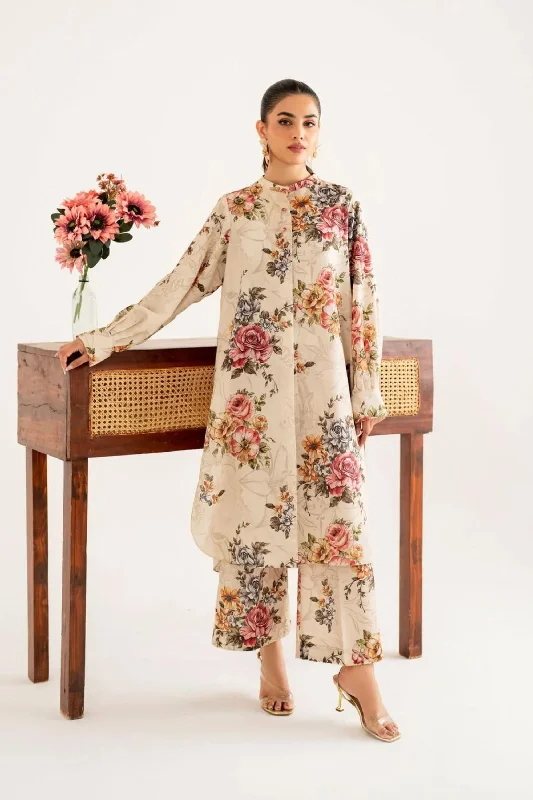 Pakistani Floral Lawn Readymade Suit