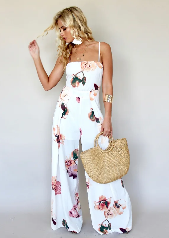 Walk On By Pantsuit - Roses