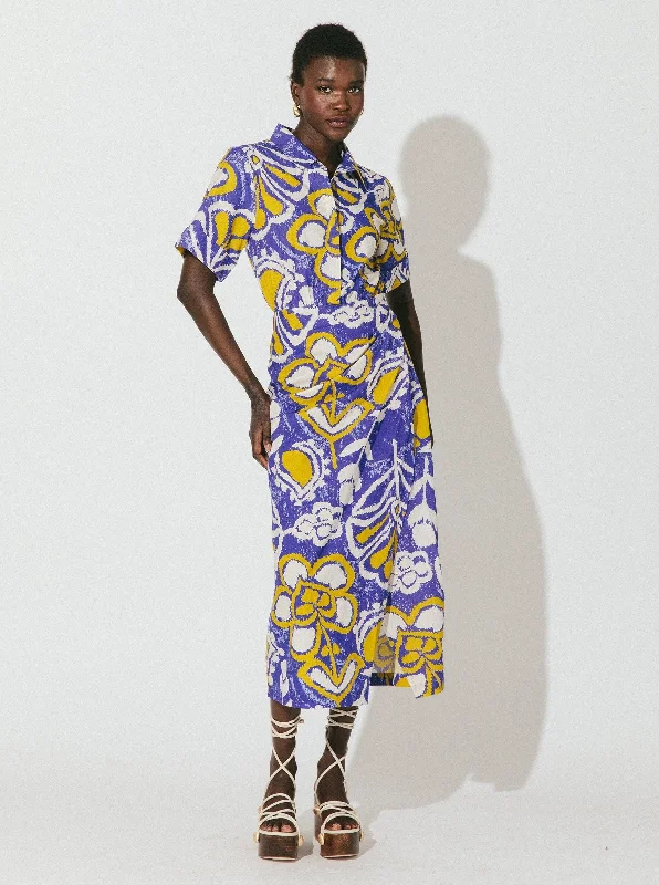 Shonda Midi Dress - Azores Midi Skirt Chic